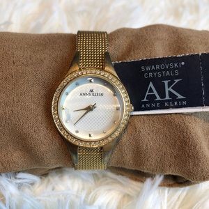 Women’s Anne Klein Golden Diamond Watch